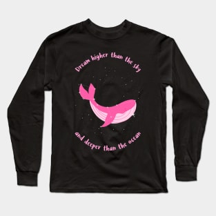 Whale Lover Constellation Long Sleeve T-Shirt